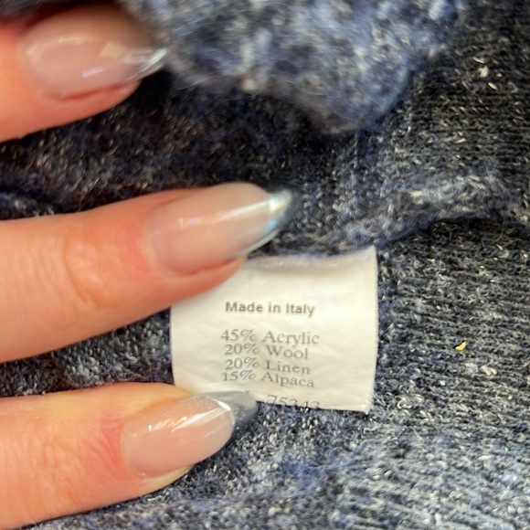 Italian Made Top - wool + alpaca + linen - Picture 3 of 4